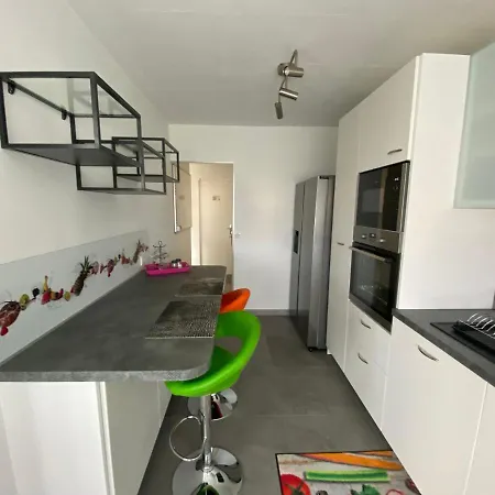 Le Mun,3 Etoiles-t2-60m2-balcon-parking-wifi-linge-produits-face A La Gerdarmerie-vue Cathedrale דירה *